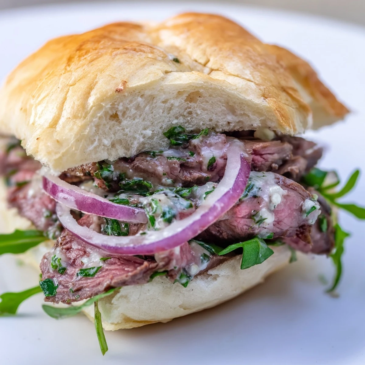 Sizzling Cowboy Butter Steak Sliders featuring juicy steak slices layered with zesty herb butter on toasted slider buns.