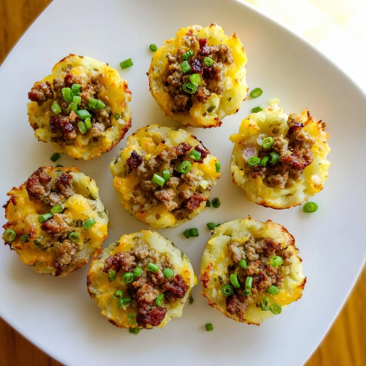Festive handheld bangers and mash featuring savory Irish pork sausage nestled in buttery crispy potato shells