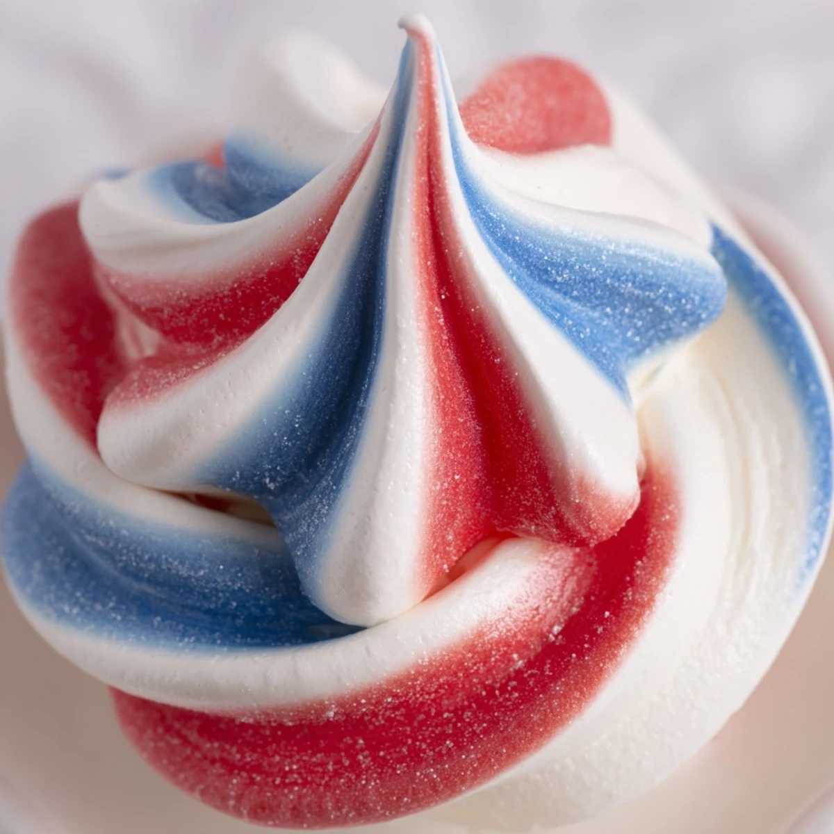 Serve Patriotic Meringue Kisses as festive Fourth of July party favors