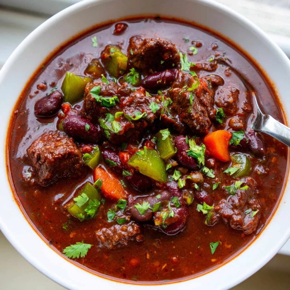 Hearty Beefy Chili Stew