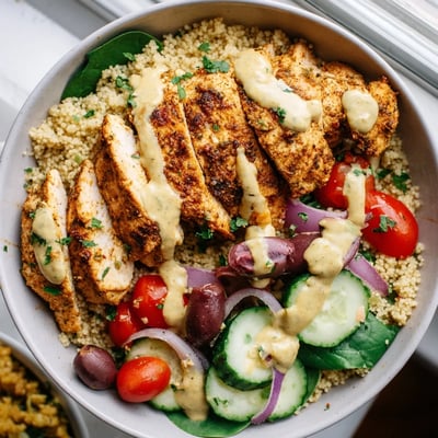 Mediterranean Chicken Couscous Bowl