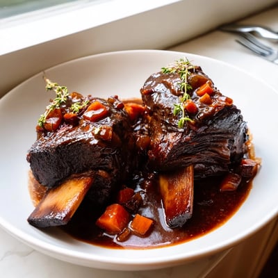Tender Oven Braised Beef Ribs